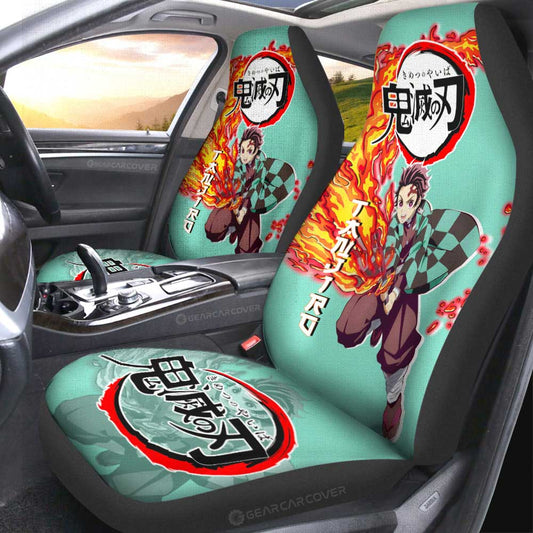 Tanjiro Kamado Car Seat Covers Custom Car Accessories - Gearcarcover - 1