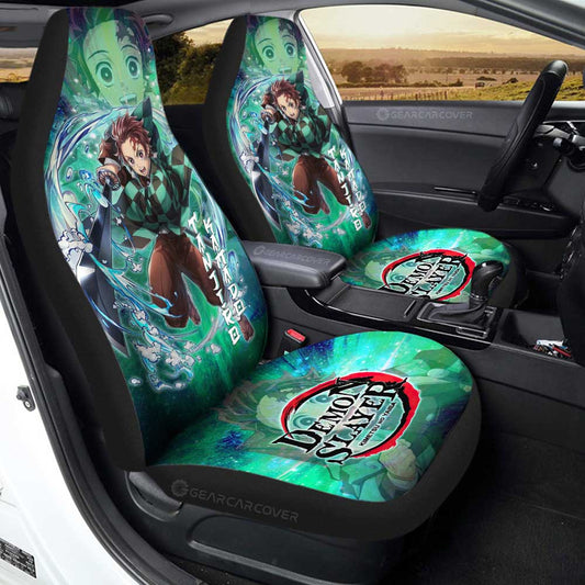 Tanjiro Kamado Car Seat Covers Custom Characters Car Accessories - Gearcarcover - 2