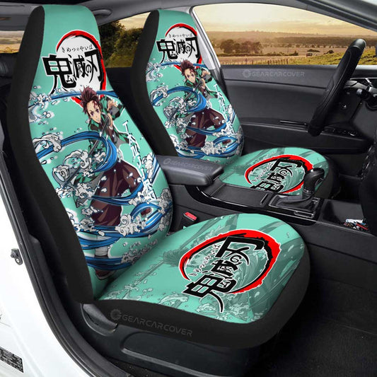 Tanjiro Kamado Car Seat Covers Custom Demon Slayer Anime Car Accessories - Gearcarcover - 2