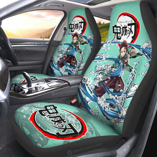 Tanjiro Kamado Car Seat Covers Custom Demon Slayer Anime Car Accessories - Gearcarcover - 1