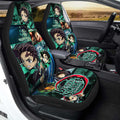 Tanjiro Kamado Car Seat Covers Custom - Gearcarcover - 1