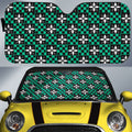 Tanjiro Kamado Car Sunshade Custom Anime Car Accessories - Gearcarcover - 1