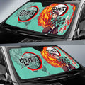 Tanjiro Kamado Car Sunshade Custom Car Accessories - Gearcarcover - 2