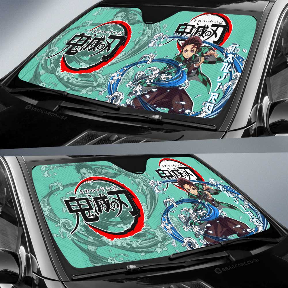 Tanjiro Kamado Car Sunshade Custom Car Accessories - Gearcarcover - 2