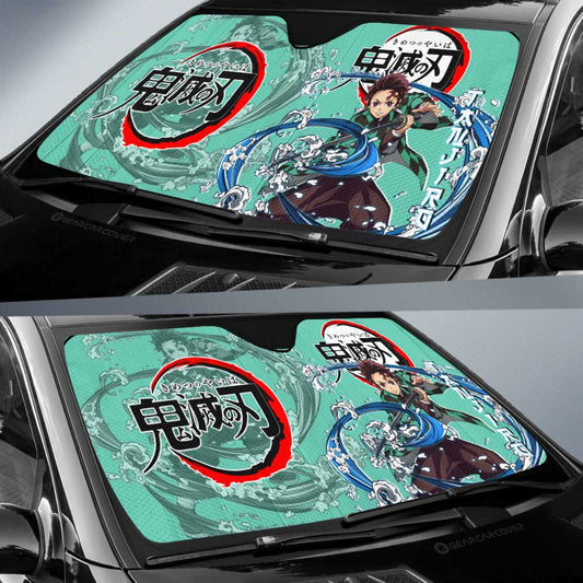 Tanjiro Kamado Car Sunshade Custom Car Accessories - Gearcarcover - 2