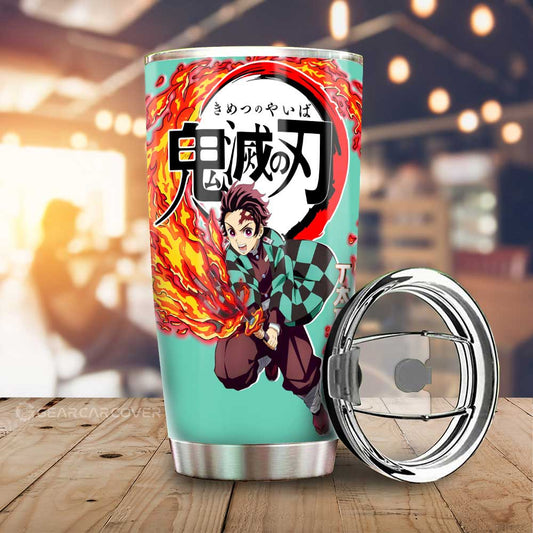 Tanjiro Kamado Tumbler Cup Custom Car Accessories - Gearcarcover - 1