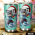 Tanjiro Kamado Tumbler Cup Custom Demon Slayer Anime Car Accessories - Gearcarcover - 2