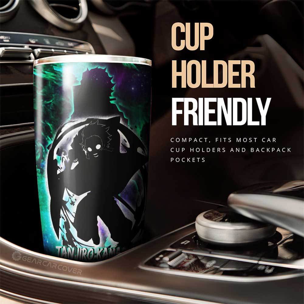 Tanjiro Kamado Tumbler Cup Custom Silhouette Style - Gearcarcover - 2