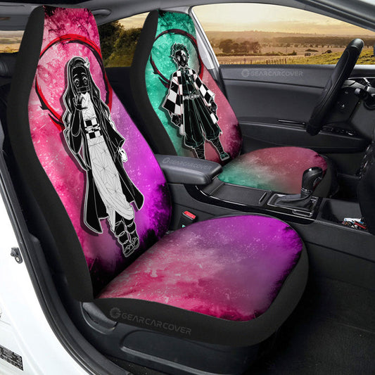 Tanjiro Nezuko Car Seat Covers Custom Car Accessories - Gearcarcover - 2