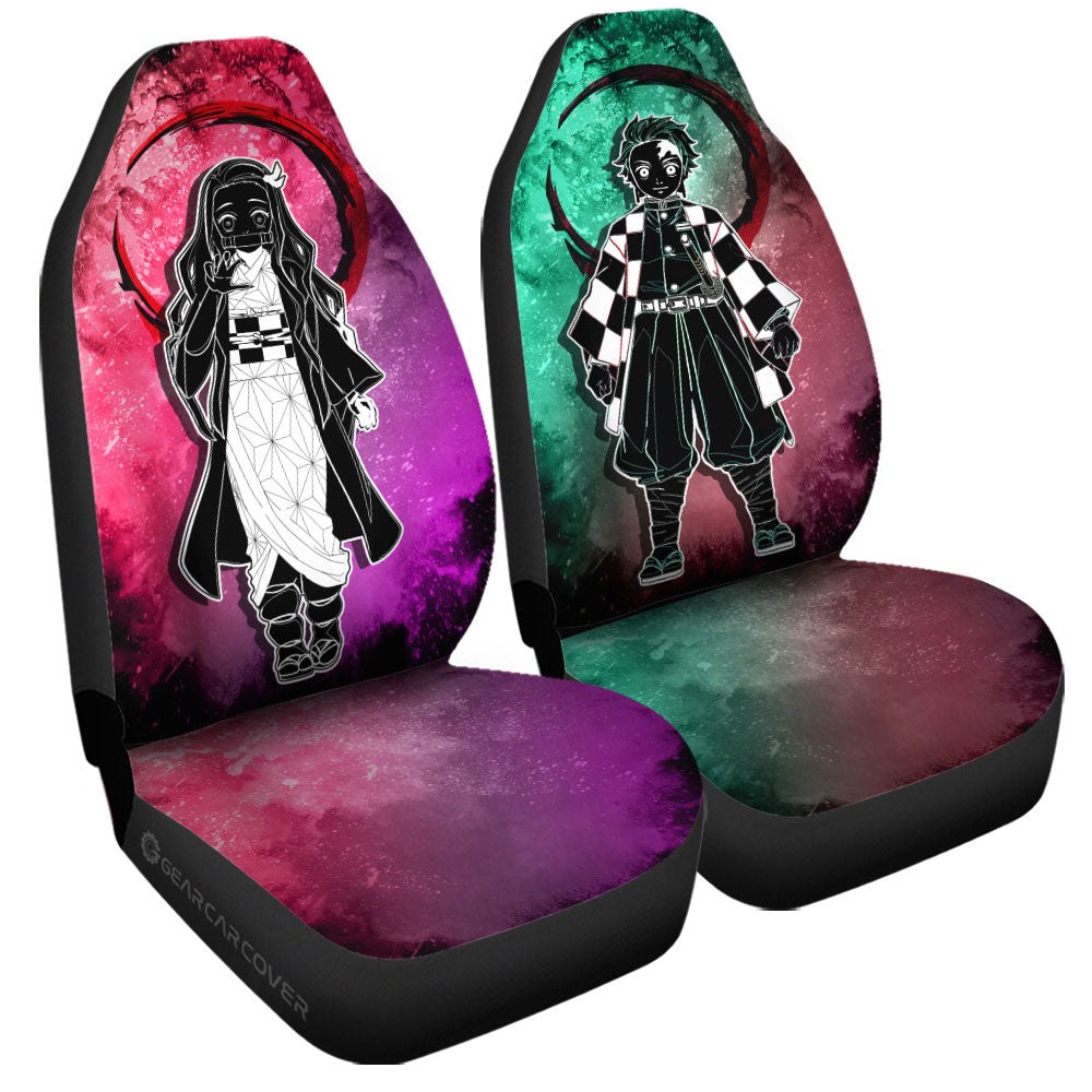 Tanjiro Nezuko Car Seat Covers Custom Car Accessories - Gearcarcover - 3