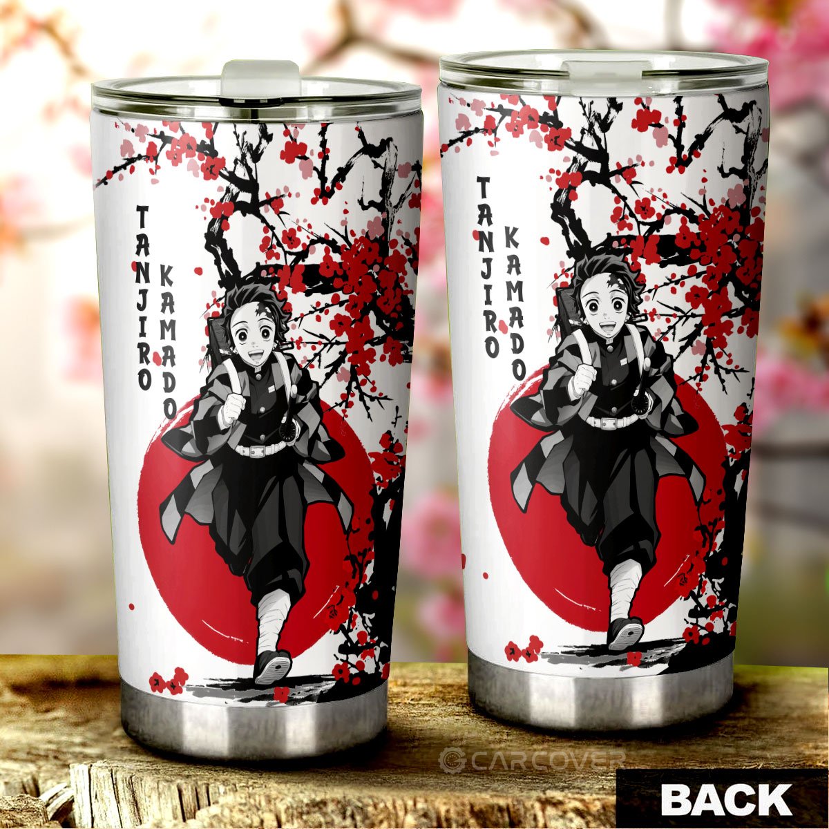 Tanjiro Tumbler Cup Custom Japan Style Car Accessories - Gearcarcover - 3