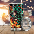 Tanjiro Tumbler Cup Custom Sun Breathing Skill Car Accessories - Gearcarcover - 1