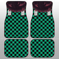 Tanjiro Uniform Car Floor Mats Custom Hairstyle Car Interior Accessories - Gearcarcover - 2