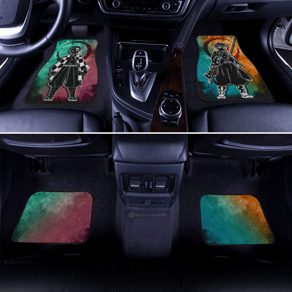 Tanjiro Zenitsu Car Floor Mats Custom Car Accessories - Gearcarcover - 2