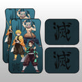 Tanjiro Zenitsu Inosuke Car Floor Mats Custom Car Accessories - Gearcarcover - 1