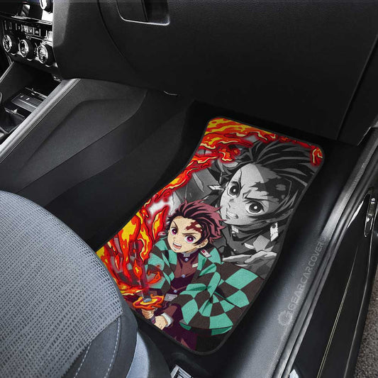 Tanjirou Kamado Car Floor Mats Custom Car Accessories - Gearcarcover - 2