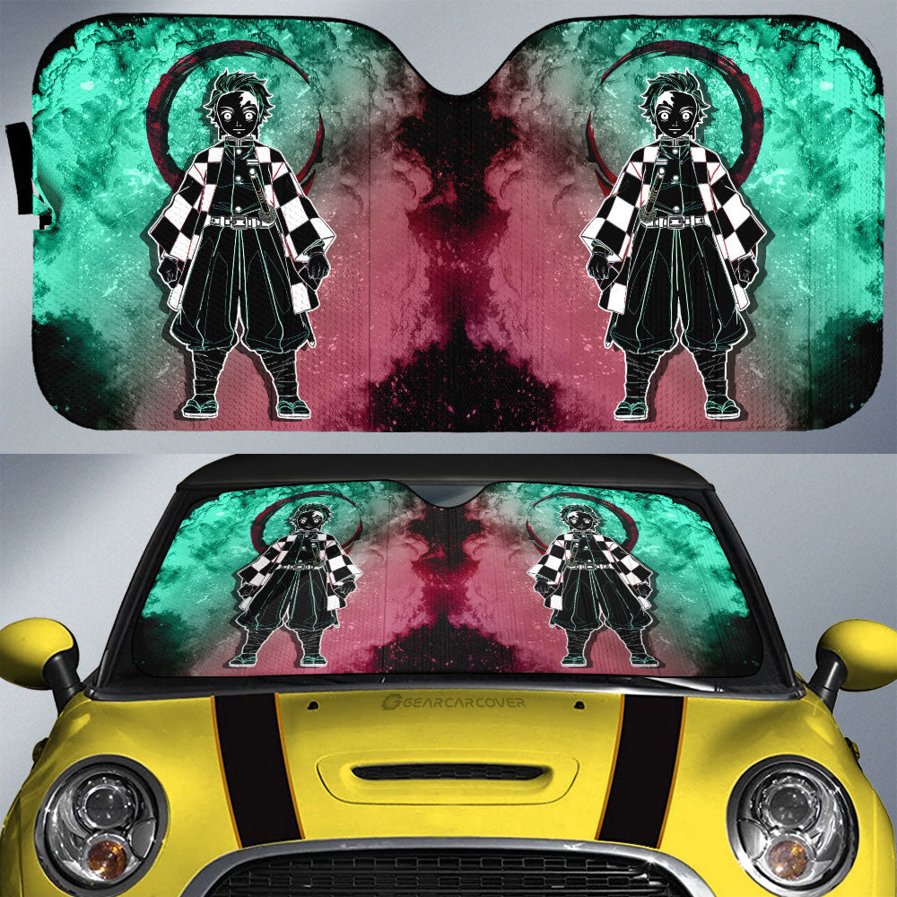 Tanjirou Kamado Car Sunshade Custom Car Accessories - Gearcarcover - 1