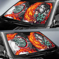 Tanjirou Kamado Car Sunshade Custom Demon Slayer Anime Car Accessories - Gearcarcover - 2