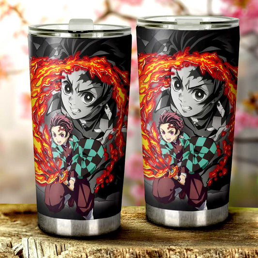 Tanjirou Kamado Tumbler Cup Custom Car Accessories - Gearcarcover - 2