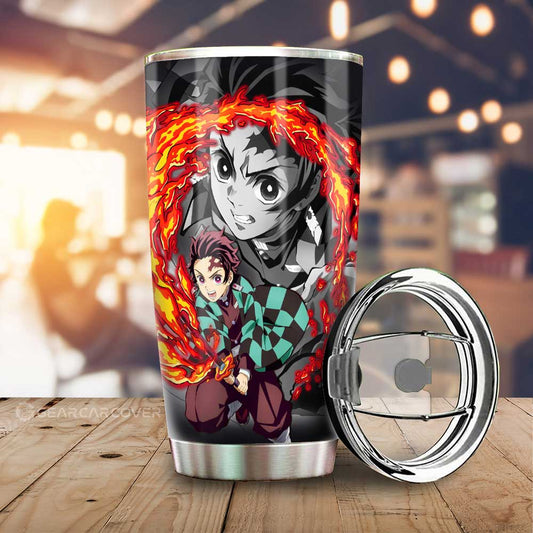 Tanjirou Kamado Tumbler Cup Custom Car Accessories - Gearcarcover - 1