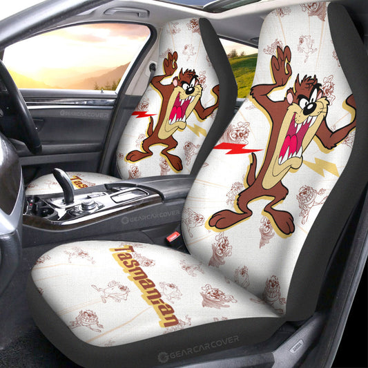 Tasmanian Car Seat Covers Custom Cartoon Car Accessories - Gearcarcover - 2