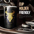 Taurus Tumbler Cup Custom Zodiac Car Interior Accessories - Gearcarcover - 2