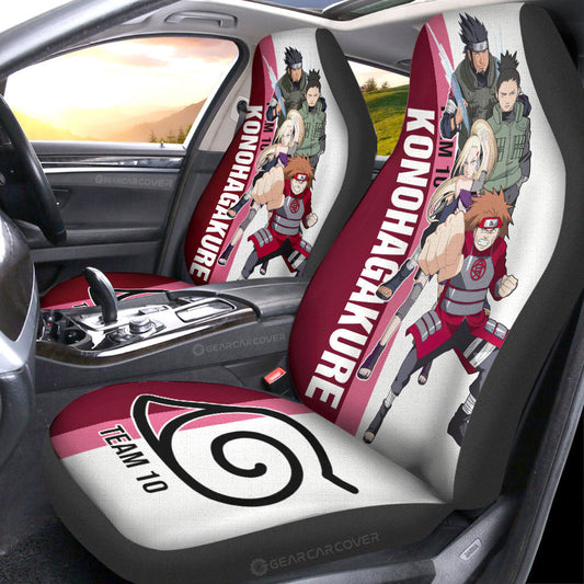 Team 10 Car Seat Covers Custom Anime Car Accessories - Gearcarcover - 2