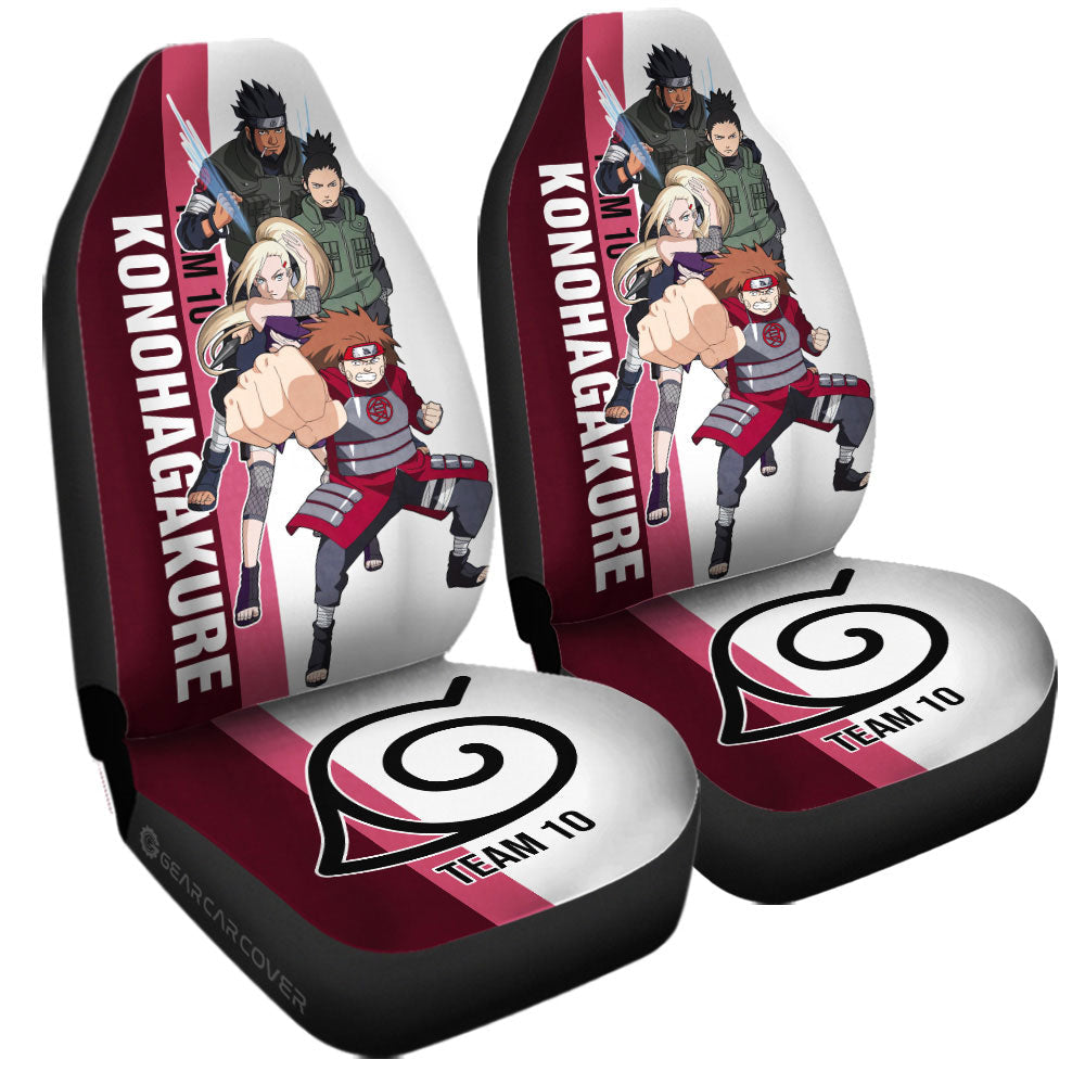 Team 10 Car Seat Covers Custom Anime Car Accessories - Gearcarcover - 3