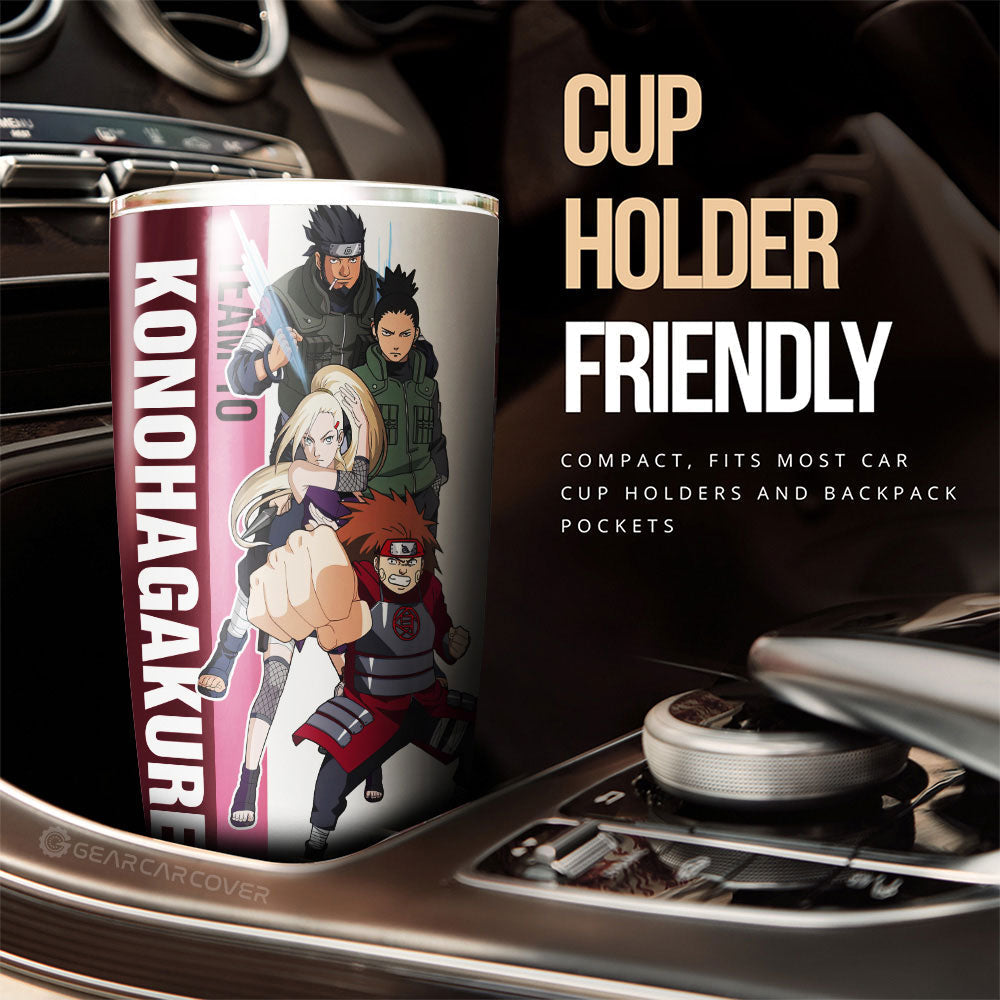 Team 10 Tumbler Cup Custom Anime Car Accessories - Gearcarcover - 2