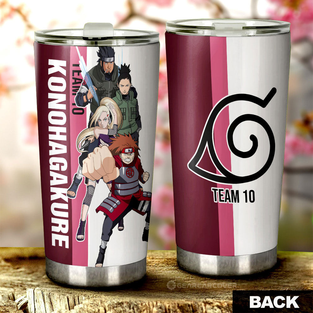 Team 10 Tumbler Cup Custom Anime Car Accessories - Gearcarcover - 3