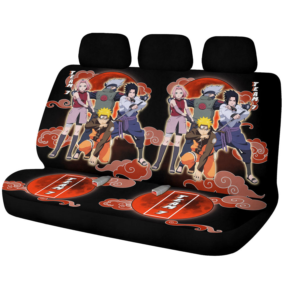 Team 7 Car Back Seat Covers Custom Anime Car Accessories - Gearcarcover - 1