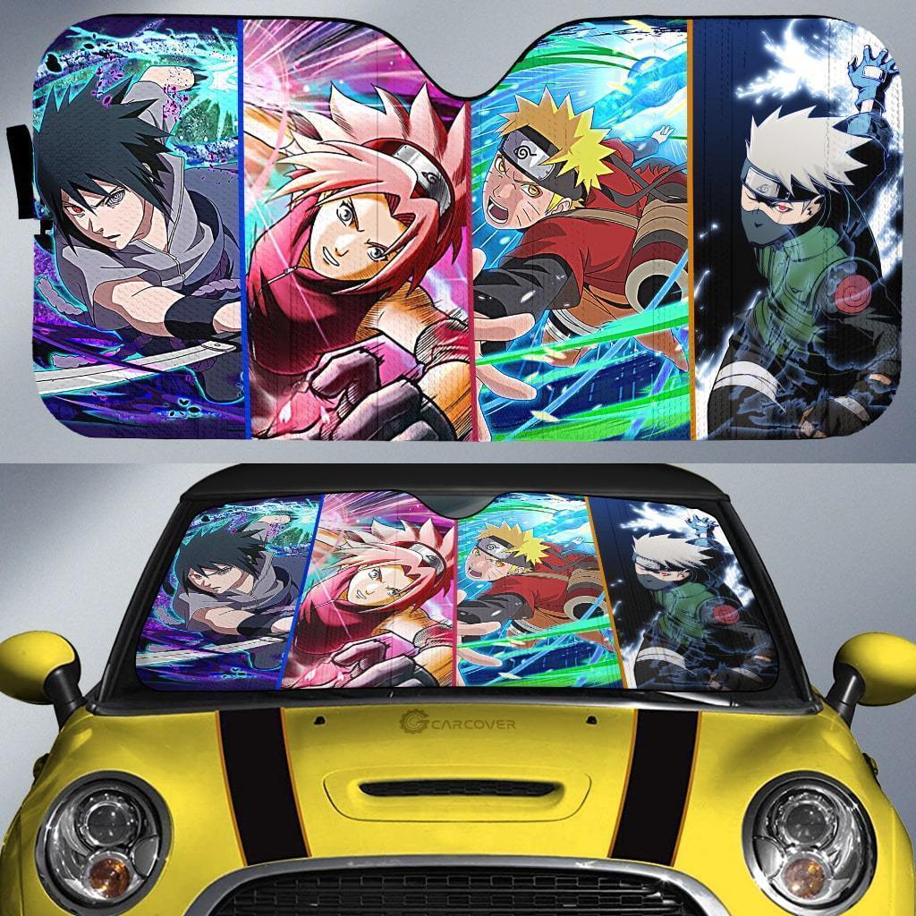 Team 7 Car Sunshade Custom Anime Car Accessories - Gearcarcover - 1