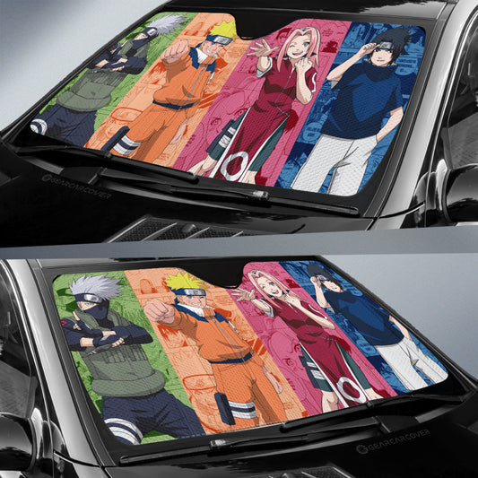 Team 7 Car Sunshade Custom Anime Car Accessories - Gearcarcover - 2