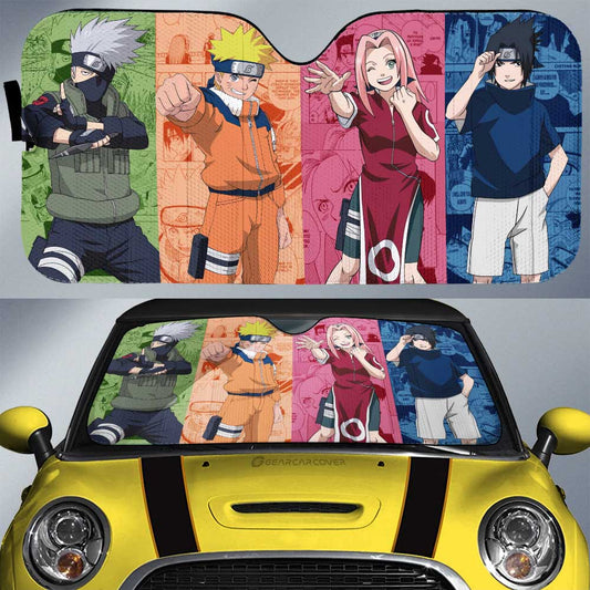 Team 7 Car Sunshade Custom Anime Car Accessories - Gearcarcover - 1