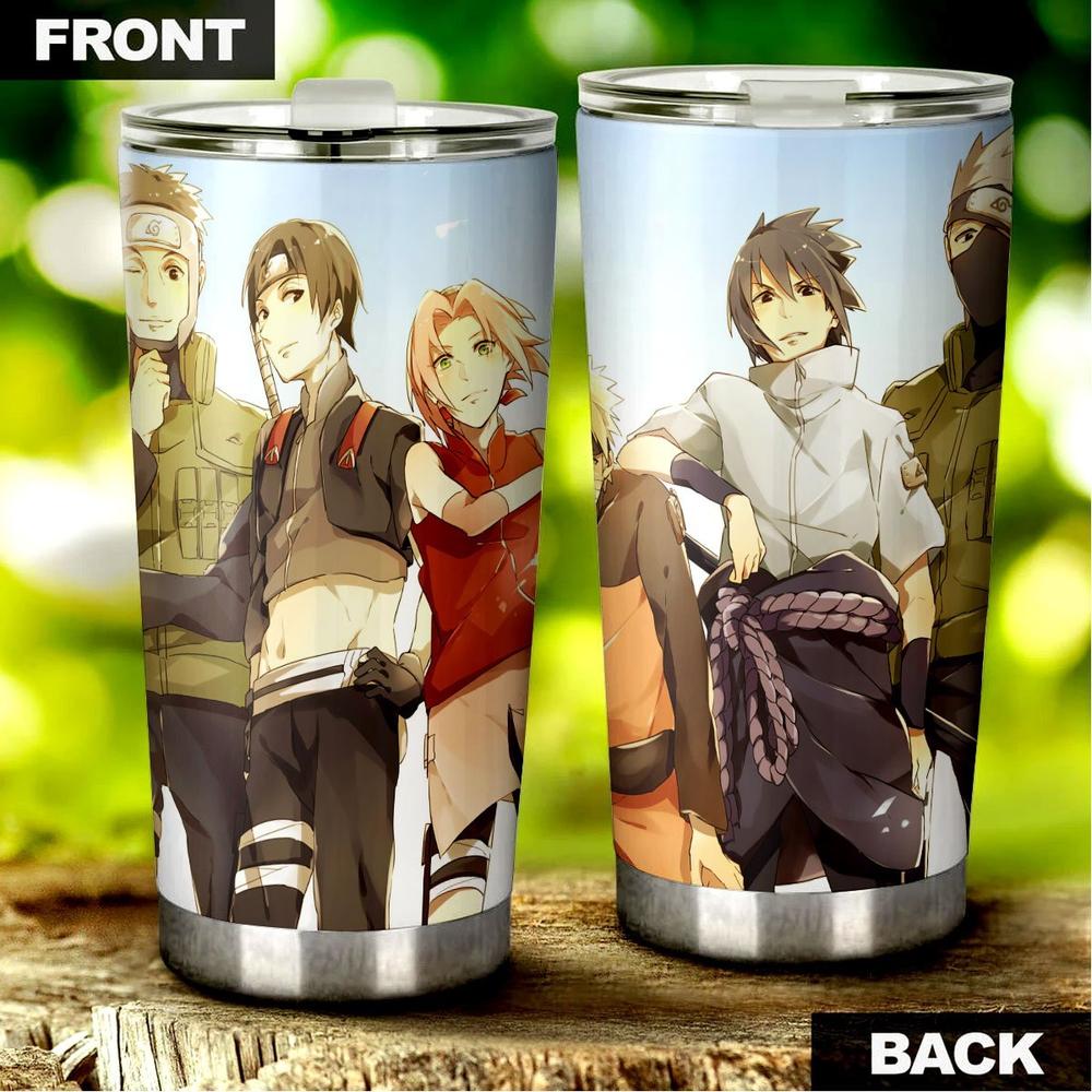 Team 7 Tumbler Stainless Steel Custom Shippuden - Gearcarcover - 3