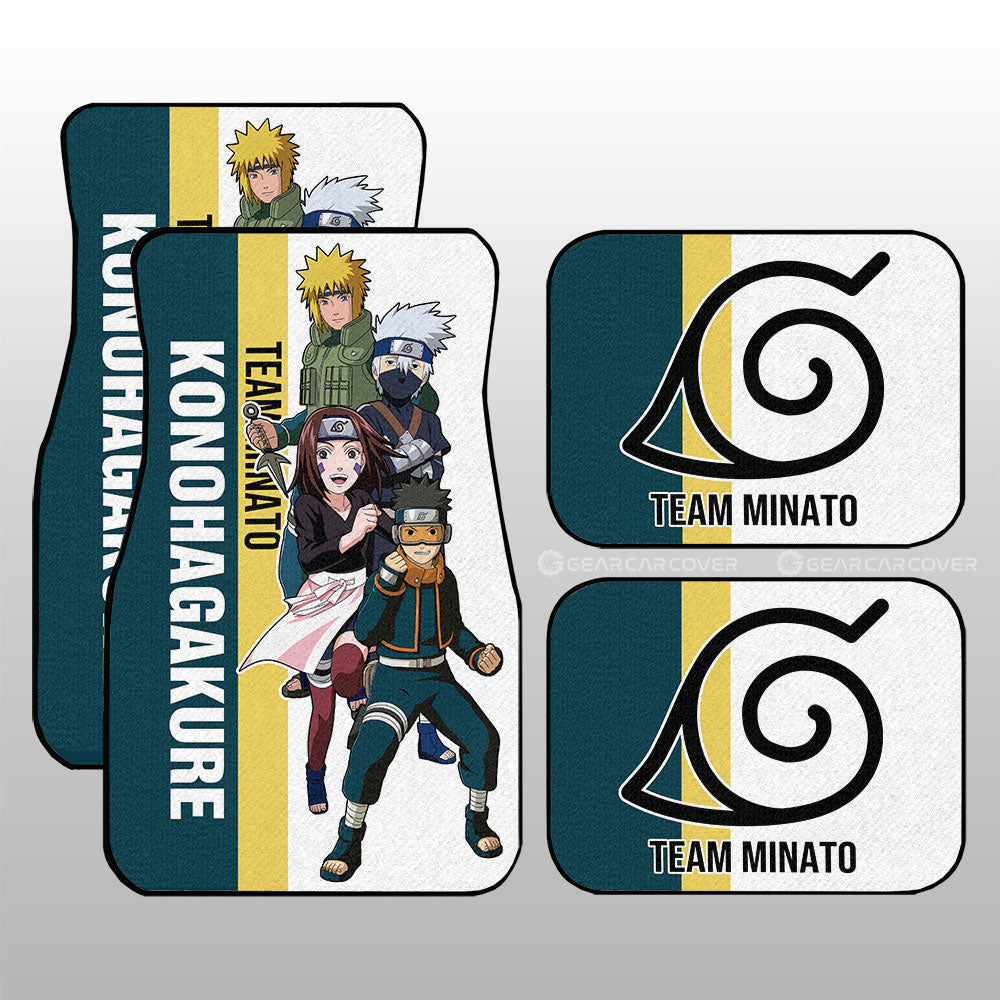 Team Minato Car Floor Mats Custom Anime Car Accessories - Gearcarcover - 1