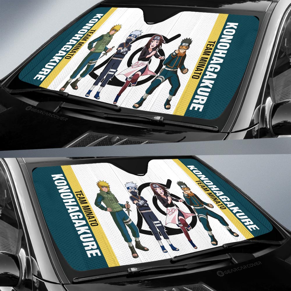 Team Minato Car Sunshade Custom Anime Car Accessories - Gearcarcover - 2