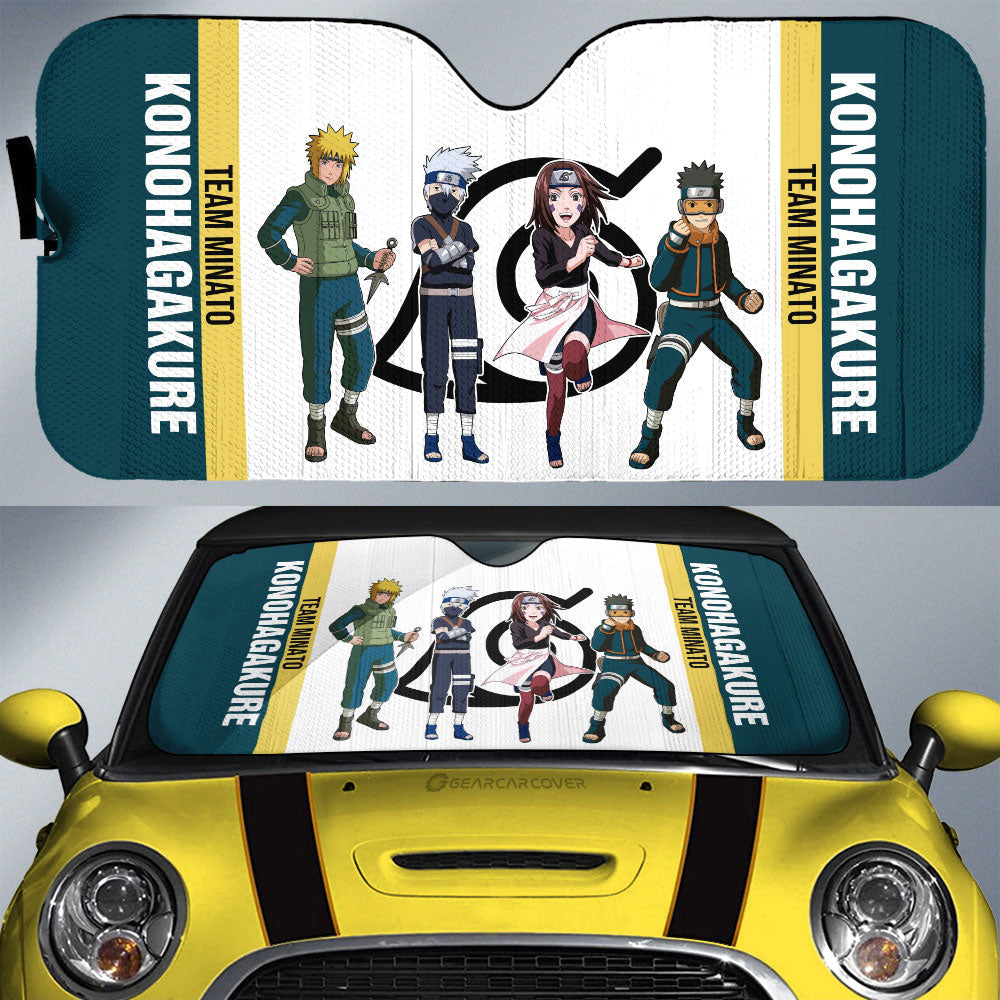Team Minato Car Sunshade Custom Anime Car Accessories - Gearcarcover - 1