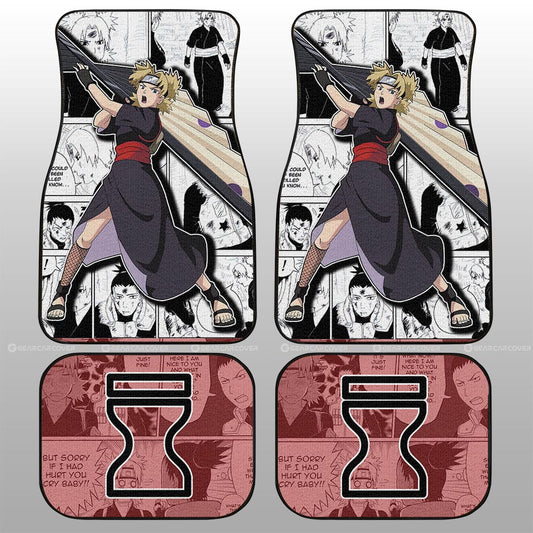 Temari Car Floor Mats Custom Anime Car Accessories Mix Manga - Gearcarcover - 2