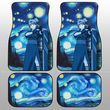 Temari Car Floor Mats Custom Starry Night Styles - Gearcarcover - 1