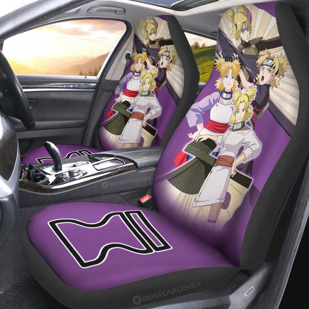 Temari Car Seat Covers Custom Anime Car Accessories For Fans - Gearcarcover - 2