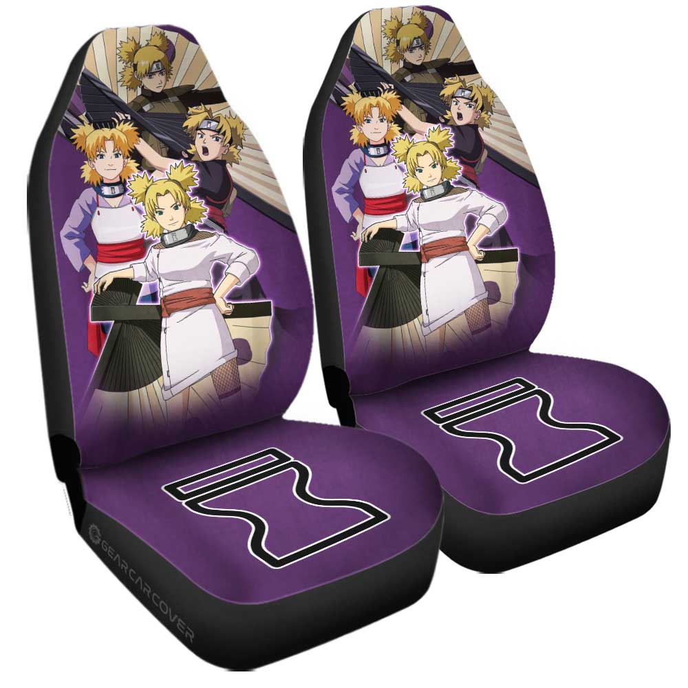 Temari Car Seat Covers Custom Anime Car Accessories For Fans - Gearcarcover - 3