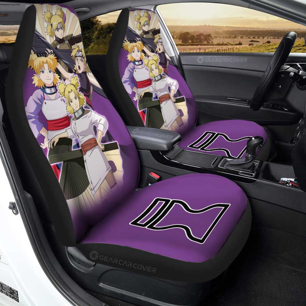 Temari Car Seat Covers Custom Anime Car Accessories For Fans - Gearcarcover - 1