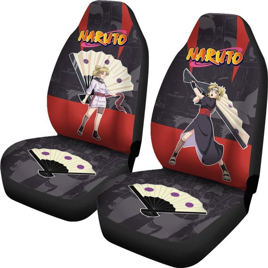 Temari Car Seat Covers Custom Anime Car Interior Accessories - Gearcarcover - 2