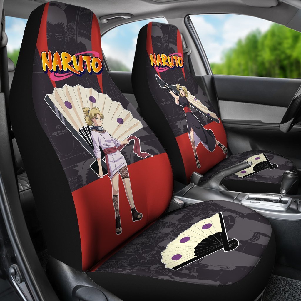 Temari Car Seat Covers Custom Anime Car Interior Accessories - Gearcarcover - 3