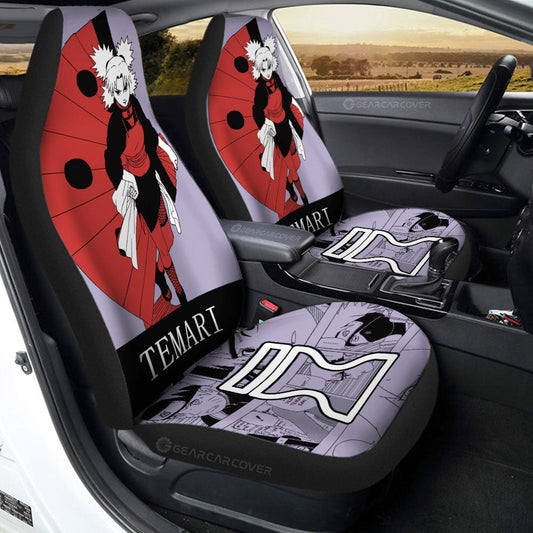 Temari Car Seat Covers Custom Car Accessories Manga Color Style - Gearcarcover - 1