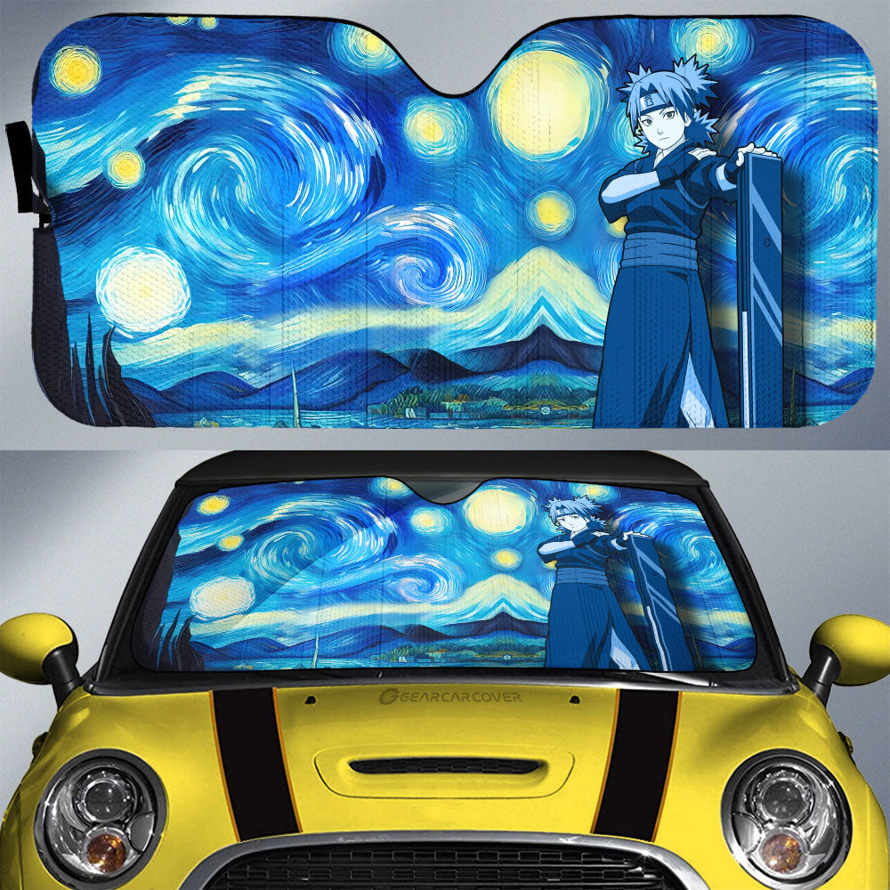 Temari Car Sunshade Custom Starry Night Styles - Gearcarcover - 1