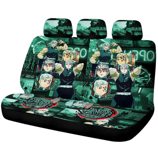 Tengen Uzui Car Back Seat Cover Custom - Gearcarcover - 1