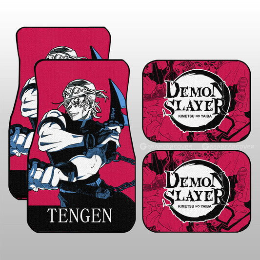 Tengen Uzui Car Floor Mats Custom Demon Slayer Anime Car Accessories - Gearcarcover - 2