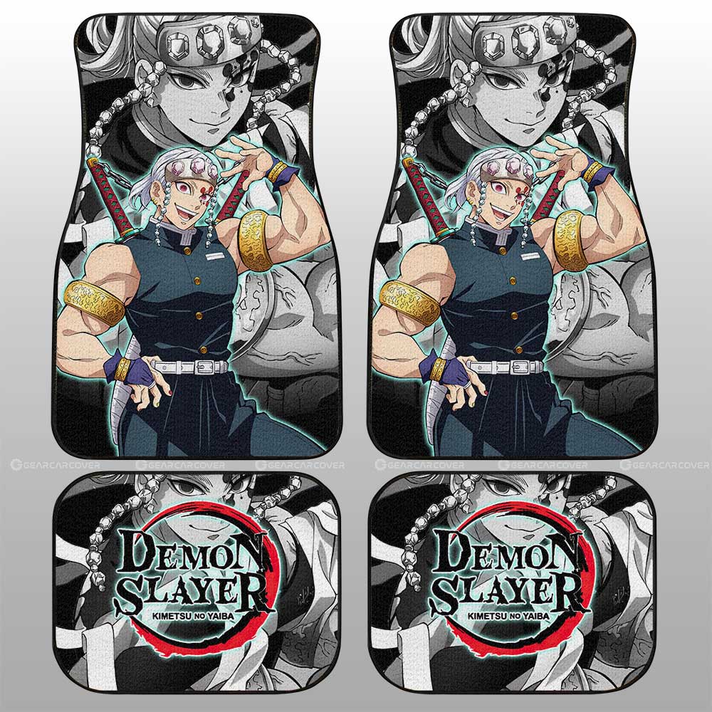 Tengen Uzui Car Floor Mats Custom Demon Slayer Anime Car Accessories - Gearcarcover - 1